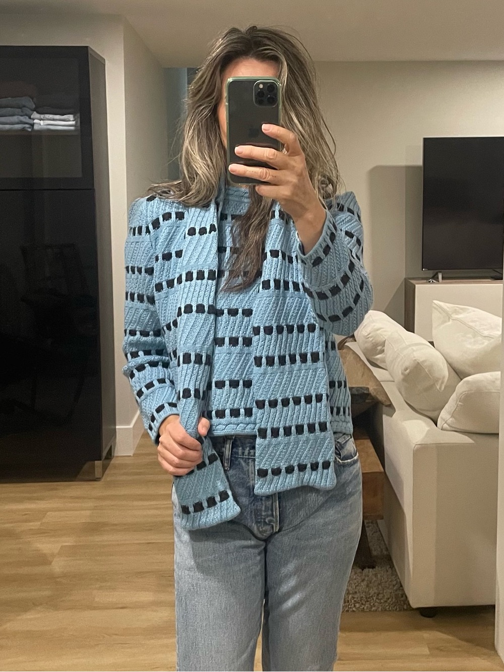St. John Sport | Sweater & Scarf Set